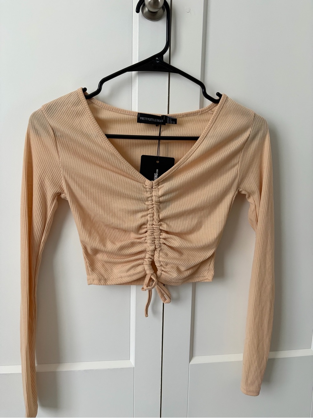 PLT Long Sleeve Crop Top